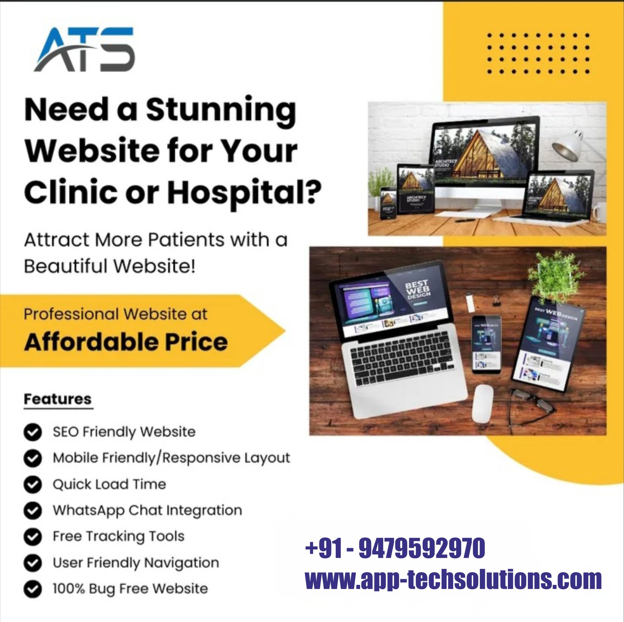 Need a stunning website for your clinic or hospital