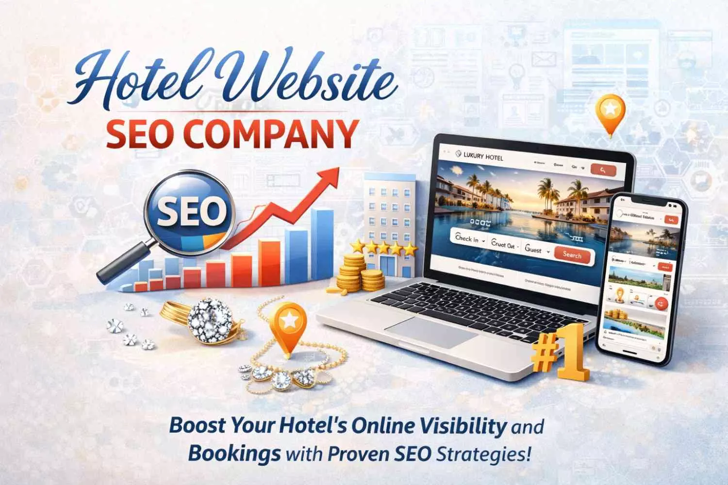 Hotel Website Design & Booking Engine Solutions , AI Web design serivces App Tech Solutions